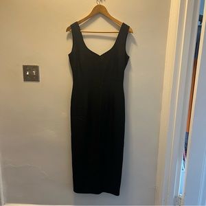 Sexy LBD with White Bow Detail